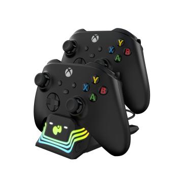 Pdp afterglowwave dual charger 049-033-bk xbox seriexx, black - Pdp-049-033-bk-0708056071875-05.jpg