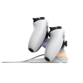 Pdp afterglowwave dual charger 052-022-wh ps5, white - Pdp-052-022-wh-0708056072568-05.jpg