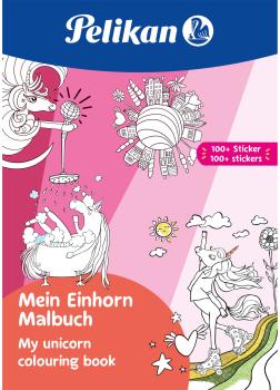 PELIKAN Malbuch mit Stickern 101530 A4 100g/m2