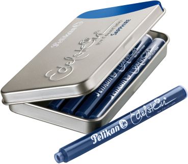 Pelikan tintenpatrone edelstein 339630 blau 6 stück - Pelikan-339630-4012700339638