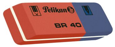 Pelikan radierer br 40 58x20x8mm 619569 - Pelikan-619569-4012700619563
