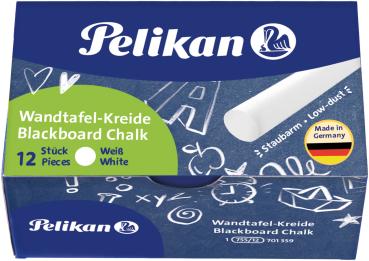 PELIKAN Tafelkreide 755/12 701359 weiss 12 Stück