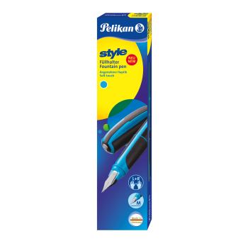 PELIKAN Füllhalter Style M 801263 neon blau
