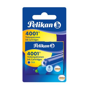 Pelikan tintenpatrone tp/6/2/b blau 12 stück, blister - Pelikan-tp-6-2-b-4012700330796
