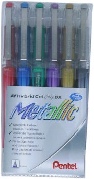 PENTEL Roller Hybrid Gel Grip 1.0mm K230M-6 6-farbig ass.