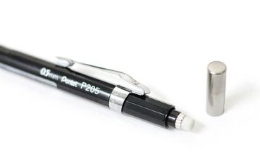 Pentel druckbleistift sharp 0.5mm p205a schwarz mit radiergummi - Pentel-p205a-3474372205009-04.jpg