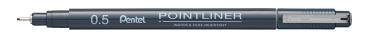 Pentel fineliner pigment 0.5 mm s20p-5n pointliner, grau - Pentel-s20p-5n-0884851060174