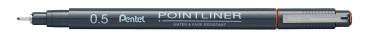 Pentel fineliner pigment 0.5 mm s20p-5sg pointliner, sanguine - Pentel-s20p-5sg-0884851060181