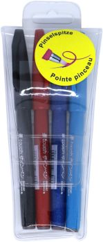 Pentel brush sign pen ses15c-4/abcs 4 stück - Pentel-ses15c-4-abcs-7610924030064