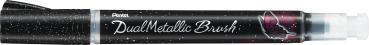Pentel brushpen dual metallic xgfh-da schwarz - Pentel-xgfh-da-0884851056580-03.jpg