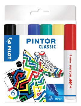 Pilot marker set pintor m s6/0517412 6 farben standard - Pilot-s6-0517412-3131910517412