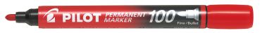 Pilot permanent marker 100 1mm sca-100-r rundspitze rot - Pilot-sca-100-r-4902505511103