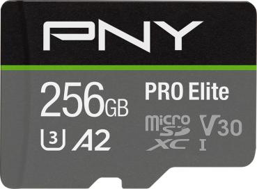 Pny micro-sdxc pro elite 256gb psdu256v3 uhs-i u3 a2 & adapter - Pny-psdu256v3-0751492639062-02.jpg
