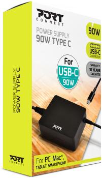 Port powersupply 90w-type c-eu 900098 black - Port-900098-3567049000981-03.jpg