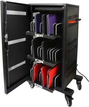 Port charging cabinet 901955 30 tablets, black - Port-901955-3567049019556-02.jpg