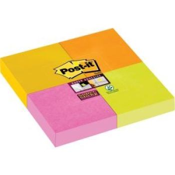 Post-it block super sticky cape town 6910ssyp 4-farbig, 4x45bl. 47.6x47.6mm - Post-it-6910ssyp-0051141978000-1.jpg