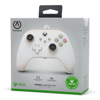 Power a wired controller 1519365-01 xbox series x/s, white - Power-a-1519365-01-0617885025419-04.jpg