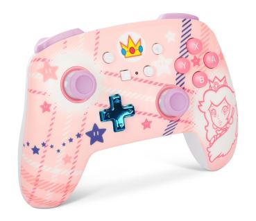 Power a enhanced wireless ctrl. nsgp025501 nsw, princess peach plaid - Power-a-nsgp025501-0617885085116-02.jpg