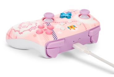 Power a enhanced wireless ctrl. nsgp025501 nsw, princess peach plaid - Power-a-nsgp025501-0617885085116-06.jpg