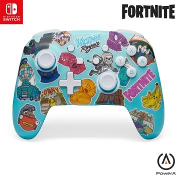 POWER A Enhanced Wireless Ctrl. NSGP0290-01? NSW, Sticker Mania-Fortnite