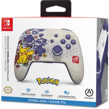 Power a enhanced wireless ctrl. nsgp0324-01 nsw, pikachu blossom - Power-a-nsgp0324-01-0617885098512-09.jpg