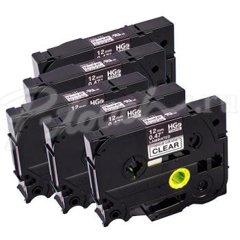 Ptouch band, high-grade schwarz/klar hge-131 12mm/8m 5 stück - Ptouch-hge-131-4977766684576-02.jpg