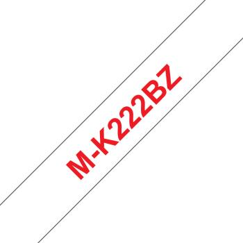 Ptouch band, nicht lam. rot/weiss m-k222bz zu pt-65/75/85/110 8m x 9 mm - Ptouch-m-k222bz-4977766624893-02.jpg