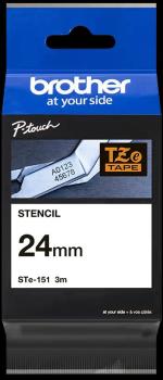 Ptouch band, schablone schwarz ste151 pt-3600 24 mm - Ptouch-ste151-4977766692380-03.jpg