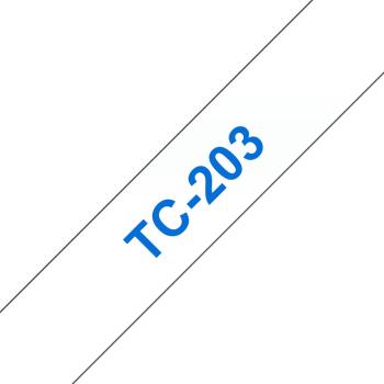 Ptouch band, laminiert blau/weiss tc-203 pt-3000 12 mm - Ptouch-tc-203-4977766050548-02.jpg