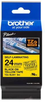 Ptouch band selbst lam. schwarz/gelb tze-sl651 pt-d800w/d900w 24mm - Ptouch-tze-sl651-4977766806442-03.jpg