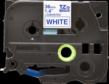 Ptouch band, laminiert blau/weiss tze-263 pt-3600 36 mm - Ptouch-tze-263-4977766685603-02.jpg