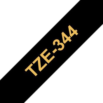 Ptouch band, laminiert gold/schwarz tze-344 pt-2450dx 18 mm - Ptouch-tze-344-4977766685764-02.jpg