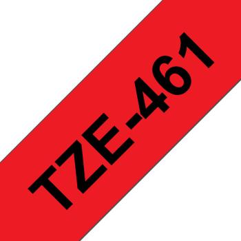 Ptouch band, laminiert schwarz/rot tze-461 pt-3600 36 mm - Ptouch-tze-461-4977766686389-02.jpg