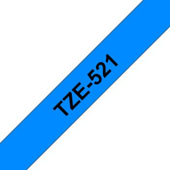 Ptouch band, laminiert schwarz/blau tze-521 pt-1280vp 9 mm - Ptouch-tze-521-4977766686419-02.jpg