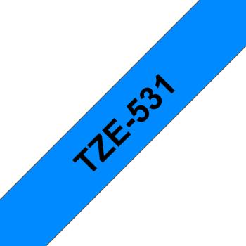 Ptouch band, laminiert schwarz/blau tze-531 pt-1280vp 12 mm - Ptouch-tze-531-4977766686440-02.jpg