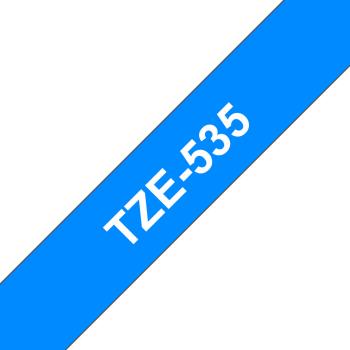 Ptouch band, laminiert weiss/blau tze-535 pt-1280vp 12 mm - Ptouch-tze-535-4977766686471-02.jpg