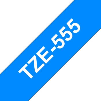 Ptouch band, laminiert weiss/blau tze-555 pt-2450dx 24 mm - Ptouch-tze-555-4977766686563-02.jpg