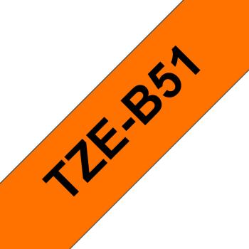 Ptouch band, lam.,fluor. schw./orange tze-b51 pt-540 24 mm - Ptouch-tze-b51-4977766692465-03.jpg