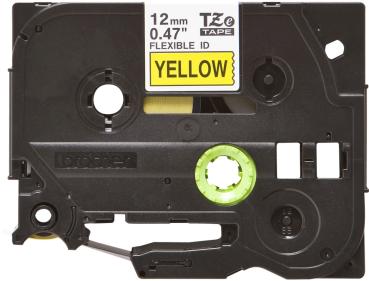 Ptouch flexitape lamin. schwarz/gelb tze-fx631 zu pt-550 12 mm - Ptouch-tze-fx631-4977766691772-02.jpg