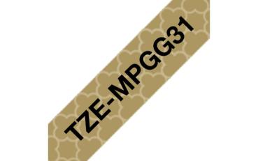 Ptouch band, laminiert schwarz/gold tze-mpgg31 pt-dv600vp 12 mm - Ptouch-tze-mpgg31-4977766770194-02.jpg