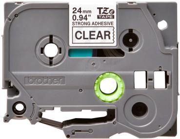 Ptouch band, strong/adh. schwarz/klar tze-s151 pt-300 24 mm - Ptouch-tze-s151-4977766692649-02.jpg
