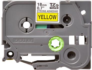 Ptouch band, strong/adh. schwarz/gelb tze-s641 pt-300 18 mm - Ptouch-tze-s641-4977766692205-02.jpg