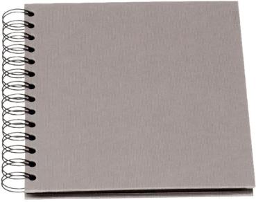 RÖSSLER Fotoalbum 1329452495 18x18cm, taupe/schwarz