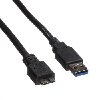 Roline usb-a-micro b, datenkabel 11.02.8873 black, st/st, 3.2 gen1 0.8m - Roline-11.02.8873-7611990125456-02.jpg