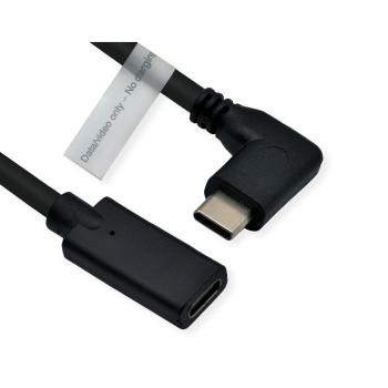ROLINE USB-C-C, Videokabel-Verl. 11.04.5496 Black, ST/BU 2m
