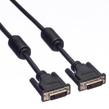 Roline dvi kabel, (24+1) dual link 11.04.5525 black, st/st, 2m - Roline-11.04.5525-7611990146048-02.jpg