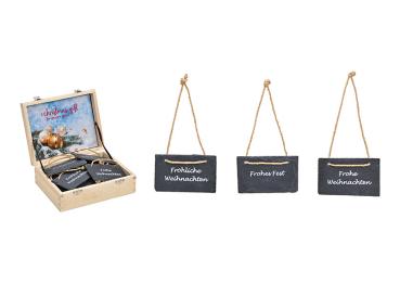 Roost weihnachtshänger 10x6cm 10030121 mit weihnachtsspruch - Roost-10030121-4007698311094