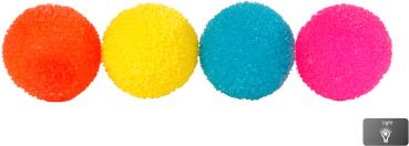 ROOST Zuckerball 621407 mit Licht, 4 ass. 7cm