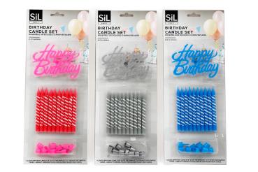 Roost kerzenset pt0254 happy birthday, assortiert - Roost-pt0254-5024418548607