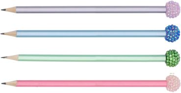 Roost bleistift glitter ball tsky-p06 farbig assortiert - Roost-tsky-p06-7613058036162